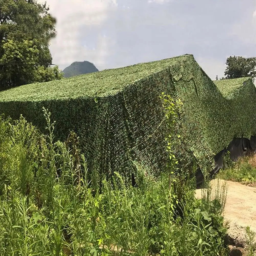 Camouflage Net Bulk Roll - Outdoor Shade Mesh for Hunting, Camping, Paintball, Bird Watching, Car Cover & Theme Party Decor