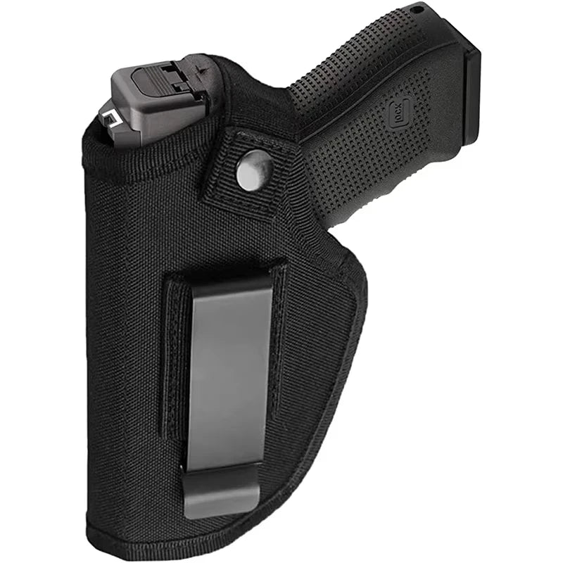Outdoor Tactical Hunting Nylon Holster – Concealed IWB Gun Pouch for Glock, Sig Sauer, Beretta, Kahr, Bersa