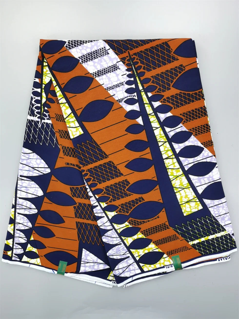 African Wax Fabric - Cotton Nigerian Ankara Batik Block Print Sewing Cloth