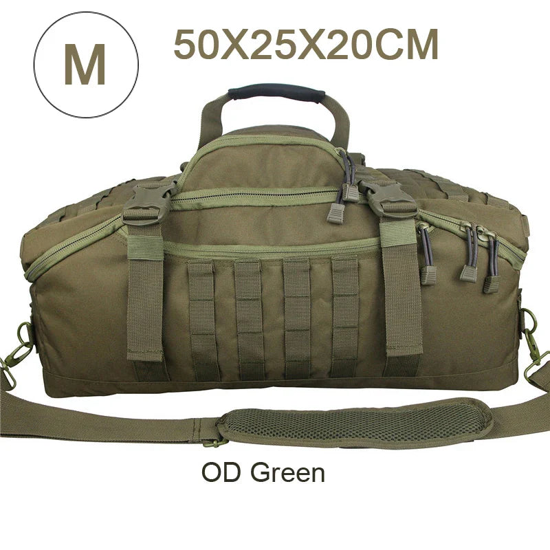 LQARMY Tactical Military Backpack – 30L/45L/80L 3-in-1 Gym, Camping, Travel Bag