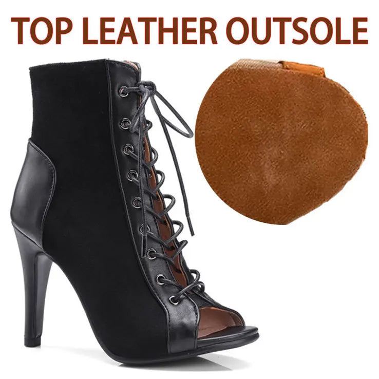 Women’s Latin Dance Stiletto Heels - Sexy High Heel Ballroom Party Dance Shoes