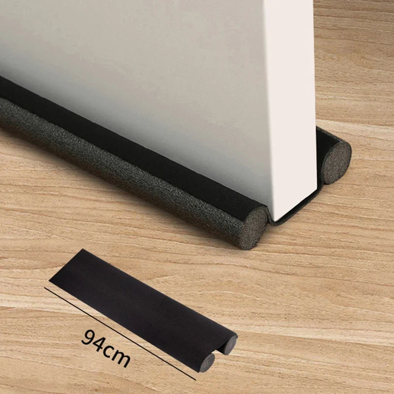 Flexible Door Draft Stopper - Thickened Under Door Seal Strip for Windproof Cold Protection and Gap Blocking