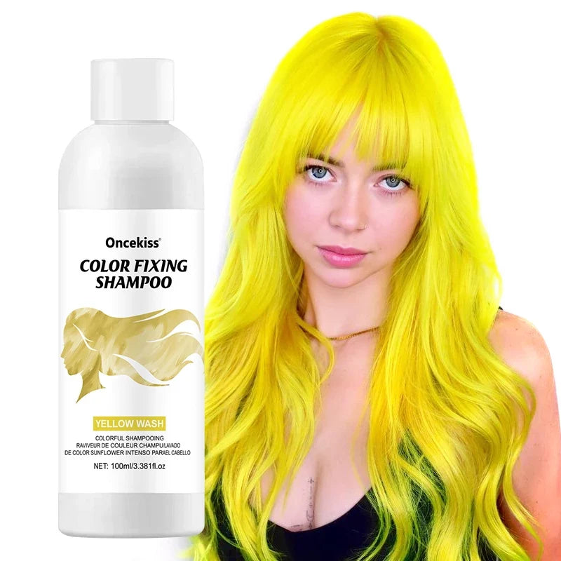 Semi-Permanent Hair Color Dye Shampoo - Instant Color Protecting & Shine Enhancing Hair Care