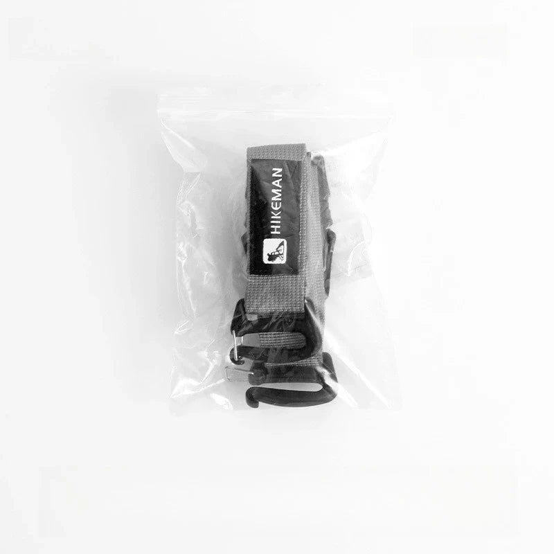 Adjustable Luggage Straps - 18.5-49.5cm Wear-Resistant Buckle Packing Straps for Travel & Hiking