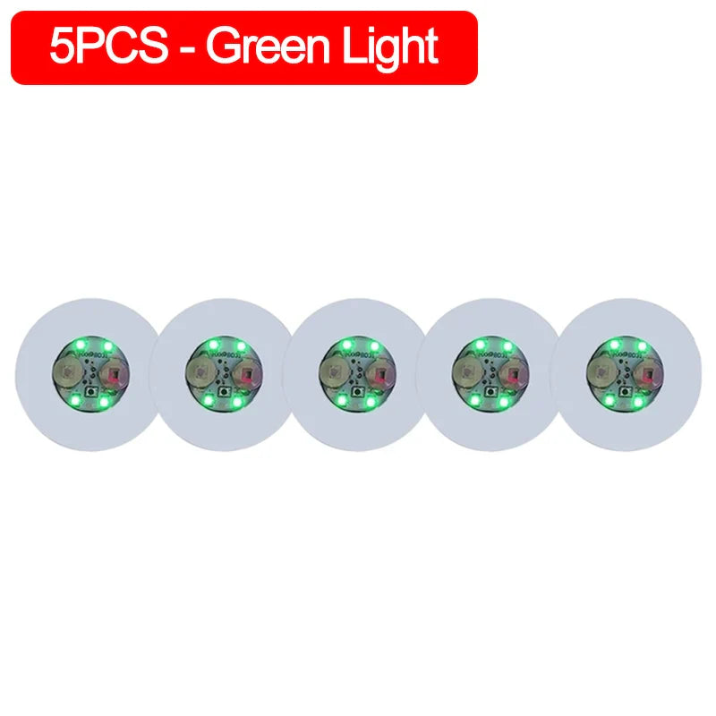 LED Coaster Sticker – Battery-Powered Luminous Glass & Bottle Pads for Bars, Parties, and Drink Decor
