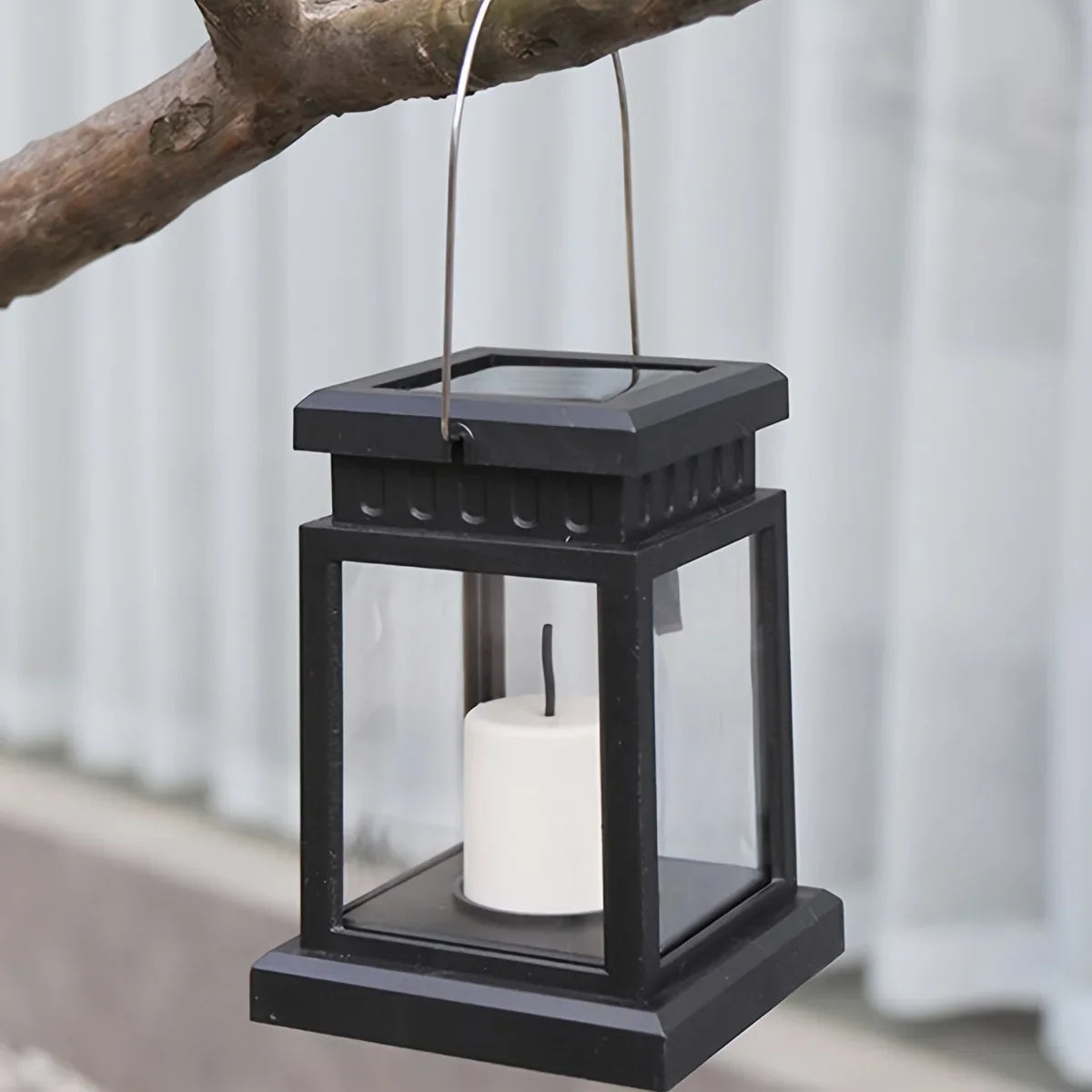 Outdoor Solar Garden Lantern Lights - Retro Hanging Palace Style Landscape Decor Floor Lighting