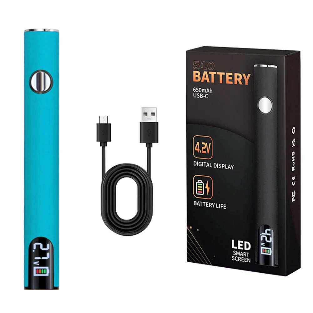 510 Thread 650mAh Rechargeable Battery Pen – Smart USB Charging Power Tool for Soldering & Mini Repair Applications