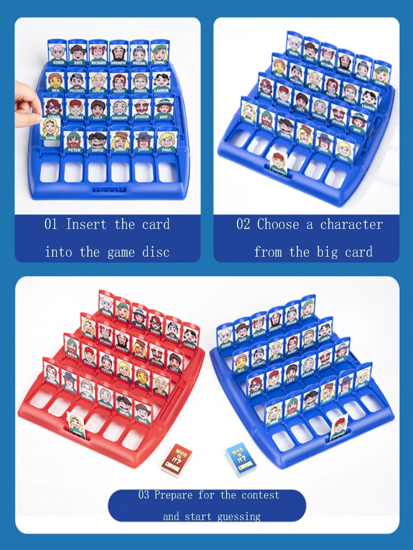 Head Game Logical Thinking Puzzle โ Guess Who I Am, Parent-Child Interactive Board Game for Children