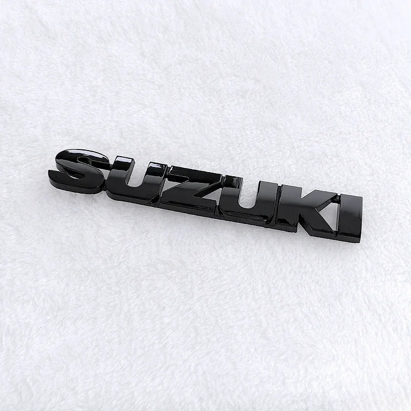 3D ABS Car Rear Badge Sticker – Emblem Decoration for Suzuki Swift, Sport, Jimny, Grand Vitara, Alto, SX4, Alivio & Samurai