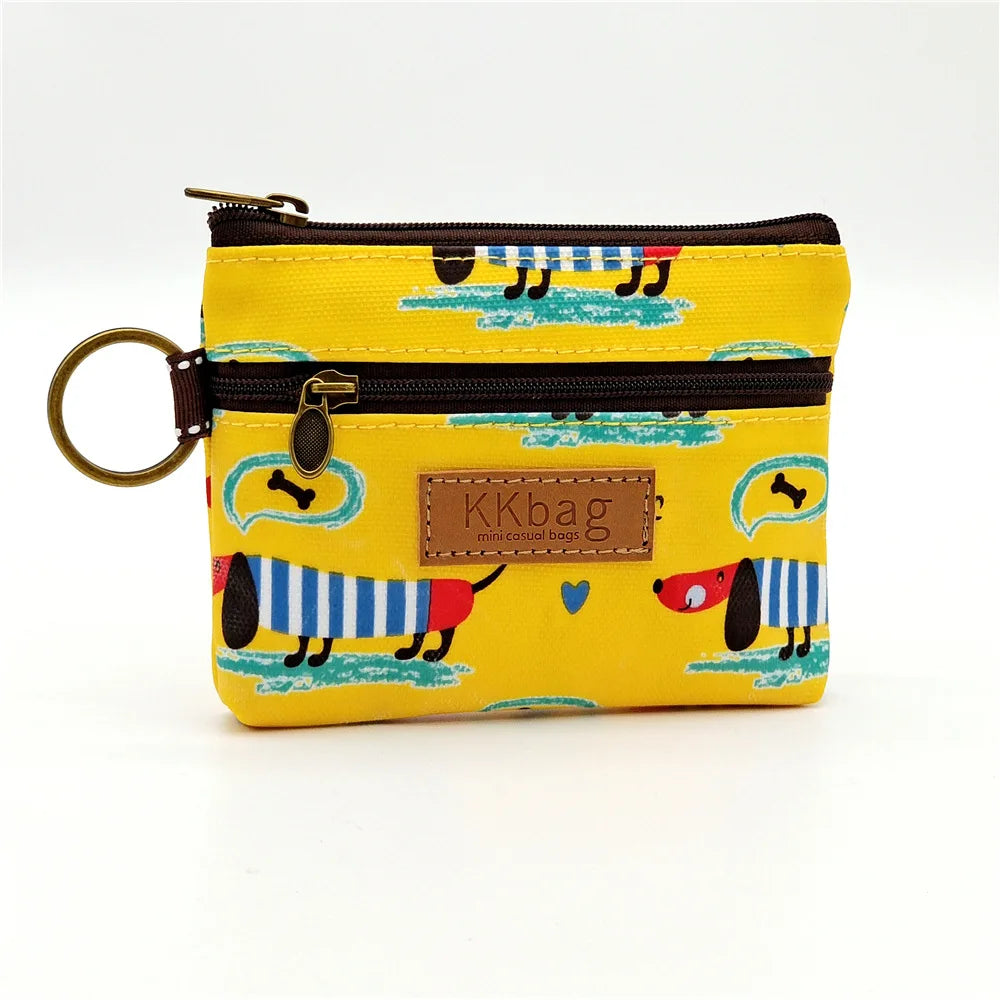 Cute Animal Zipper Wallet - Cartoon Coin Purse, Lightweight Money Bag, Key & Card Holder for Women and Students