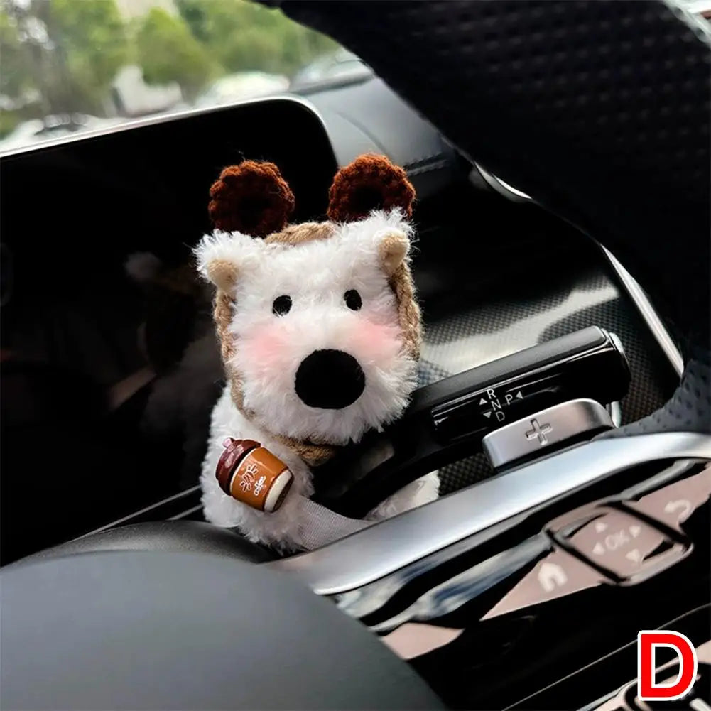 Cute Car Gear Shift Doll - Fun Dashboard, Rearview Mirror & Auto Decor Ornament