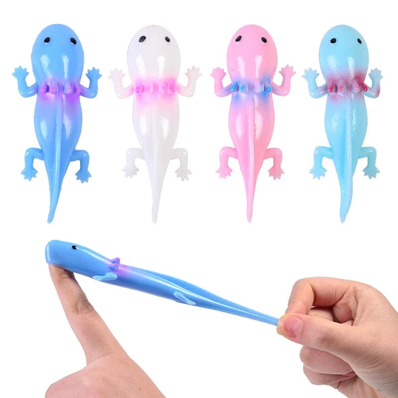 Shooting Fingertip Elastic Salamander Toy - Pullable Stress Relief Party Gift