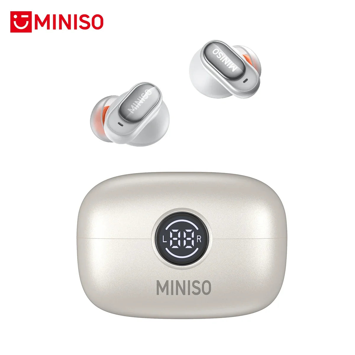 MINISO MS105 Wireless Earbuds - Bluetooth In-Ear Headphones with Soft Fit Design & IPX5 Waterproof Protection