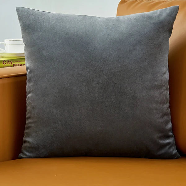 Velvet Pillow Cover 40x40 cm – Decorative Cushion Case for Living Room Sofa, Home Decor in Yellow, Green & Blue