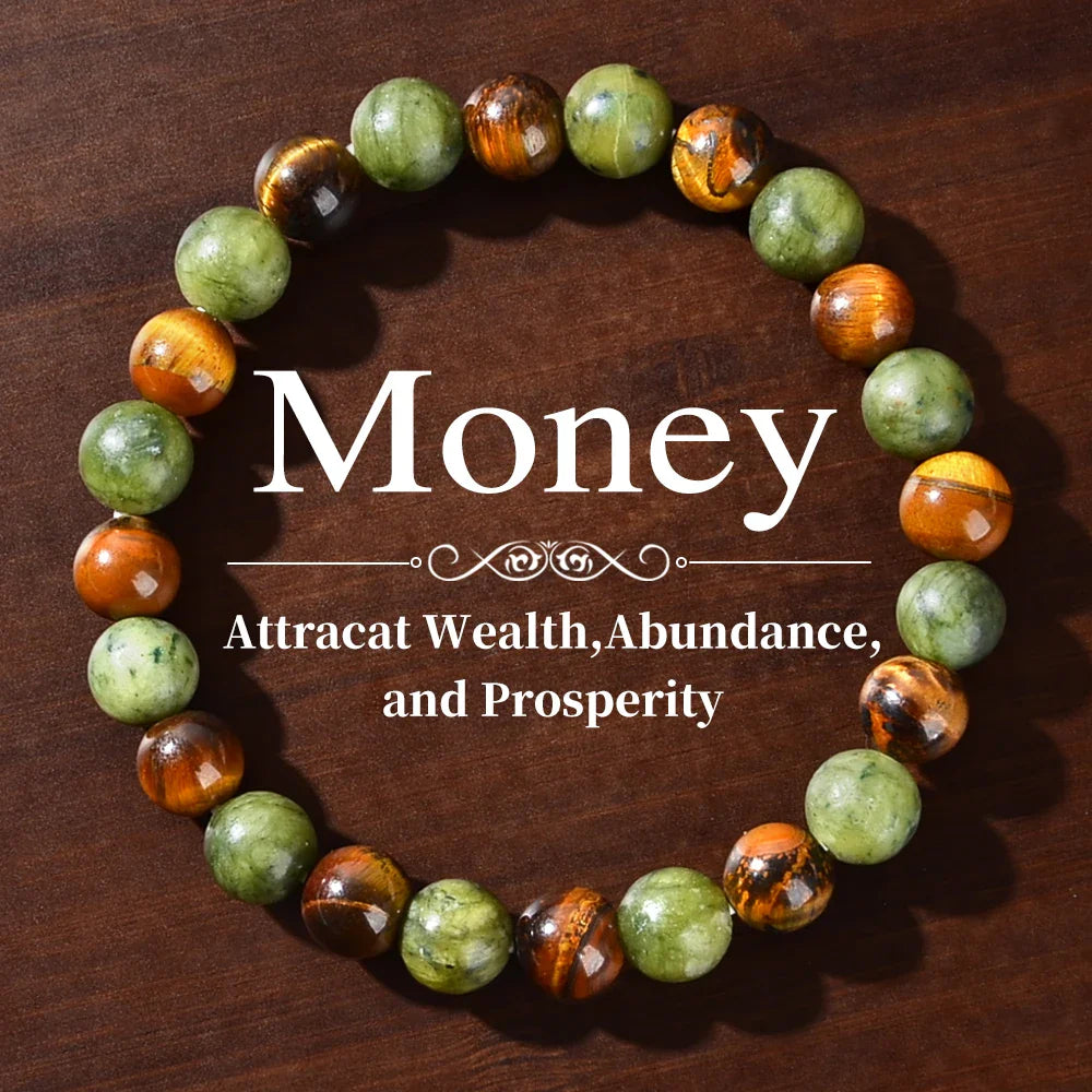 Prosperity & Abundance Healing Bracelet for Relaxation, Success, Personal Strength, and Health Enhancement
