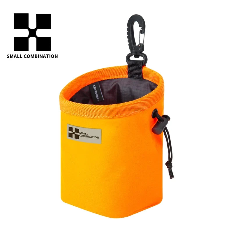 Portable Dog Training Treat Bag - Small Combination Waist Pouch for Puppy Snacks, Leash Walks & Outdoor Pet Training