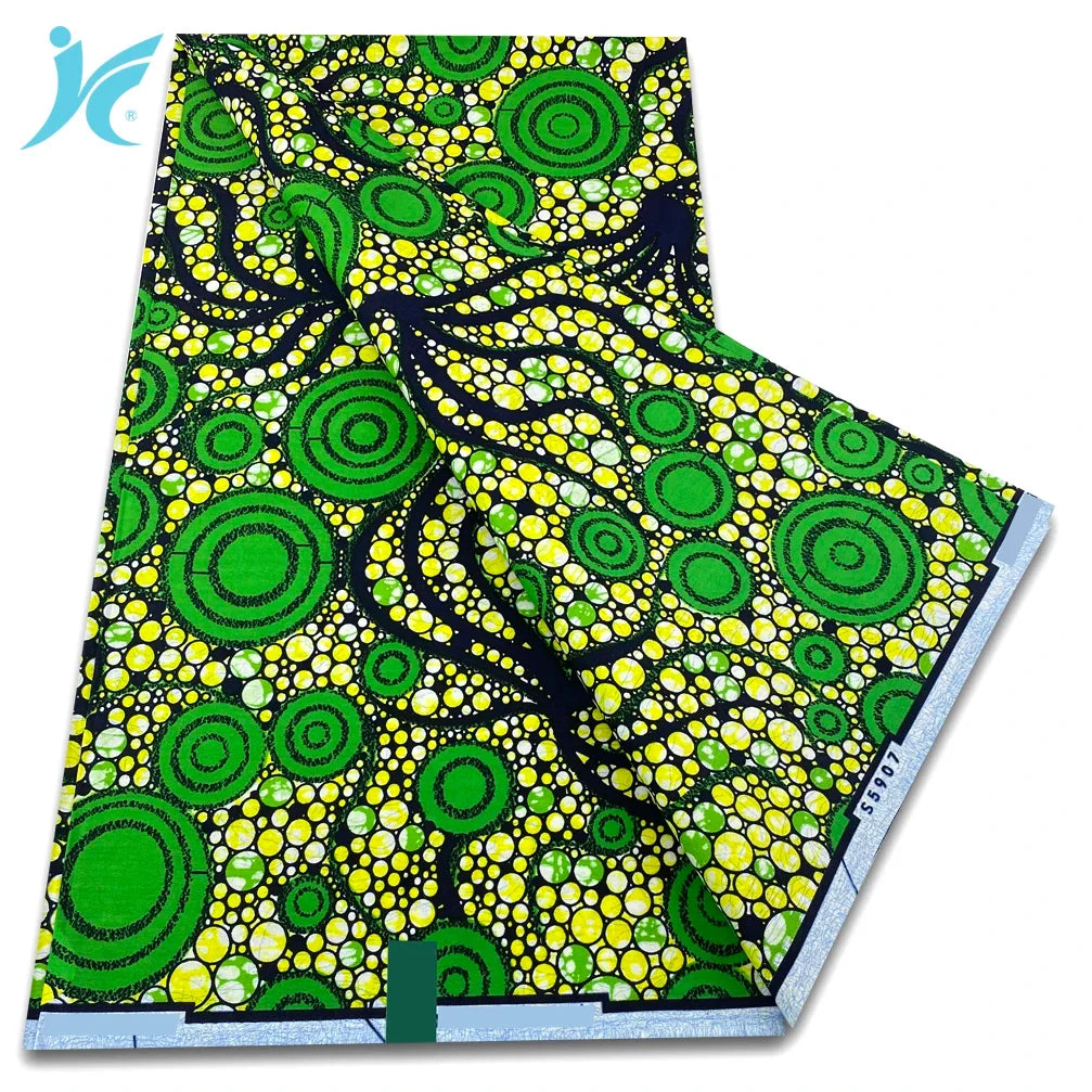African Real Wax Print Fabric - 100% Cotton Ankara Sewing Material Wholesale Quality