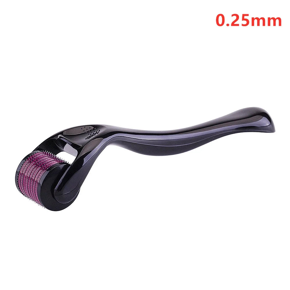 Microneedle Derma Roller - 540-Needle Facial, Body & Beard Skin Roller 0.2-0.3mm