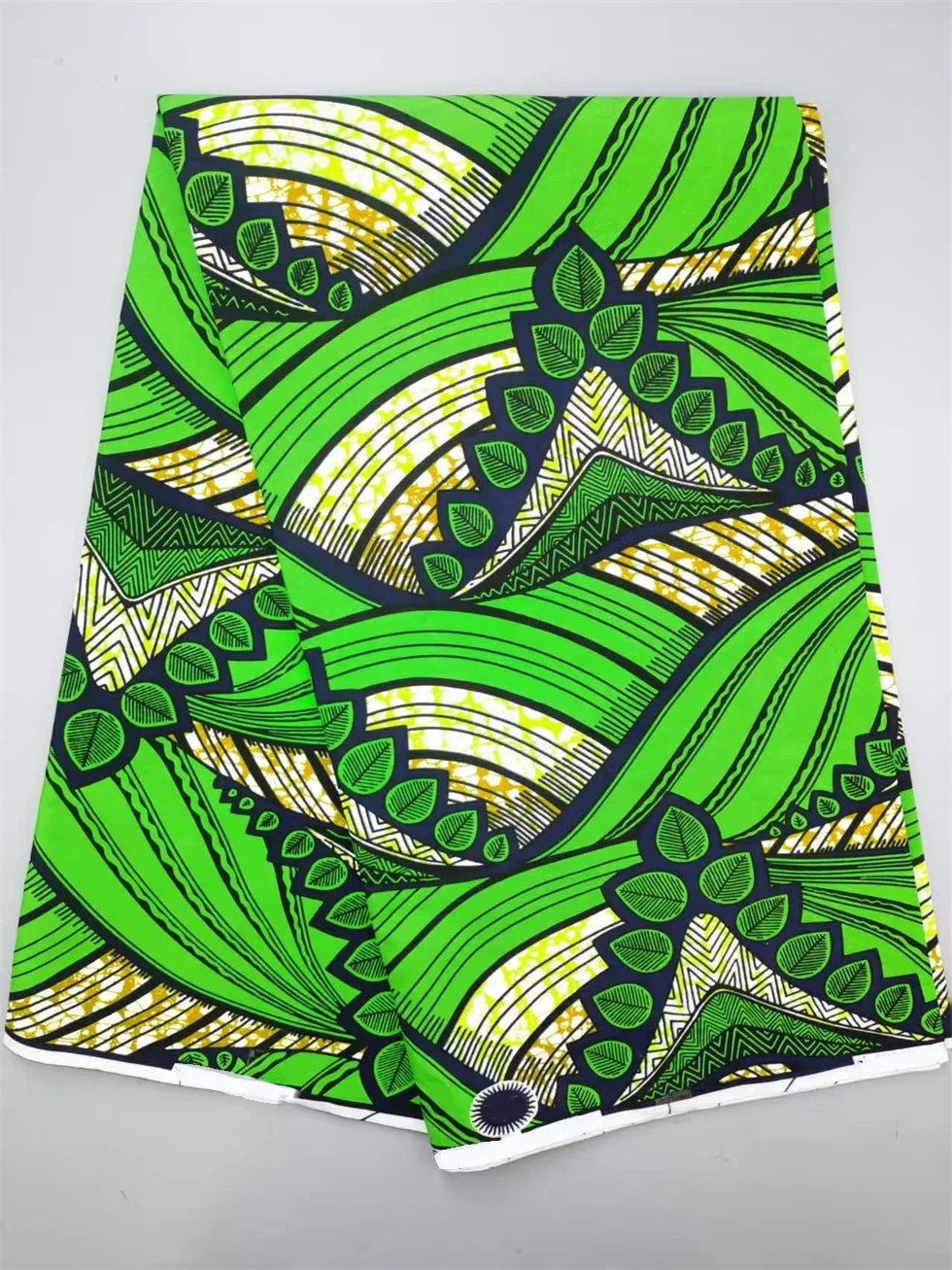 New Nigerian African Wax Fabric - 100% Cotton Real Wax Ankara Print High Quality Original Pagne Material