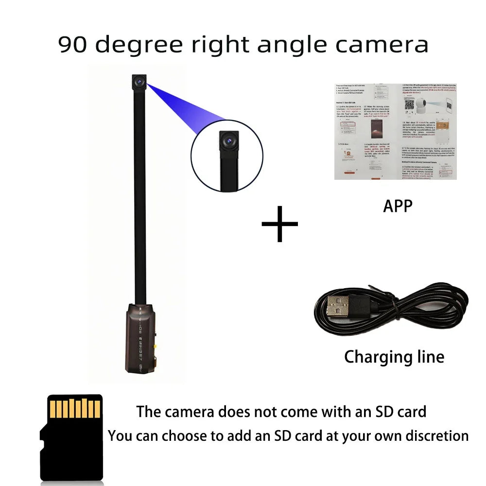 4K HD Mini WiFi Camera - Remote Viewing Motion Detection Wireless Home Security Camera