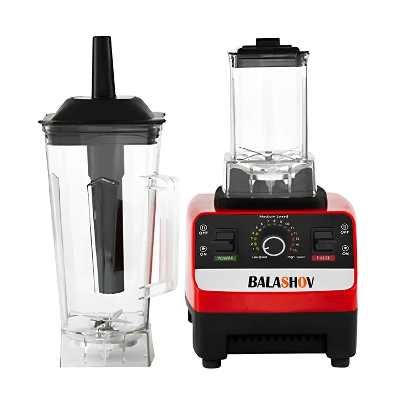 2000W Heavy Duty Commercial Blender - High Power Food Processor & Ice Crusher for Smoothies, Juices and Kitchen Mixing