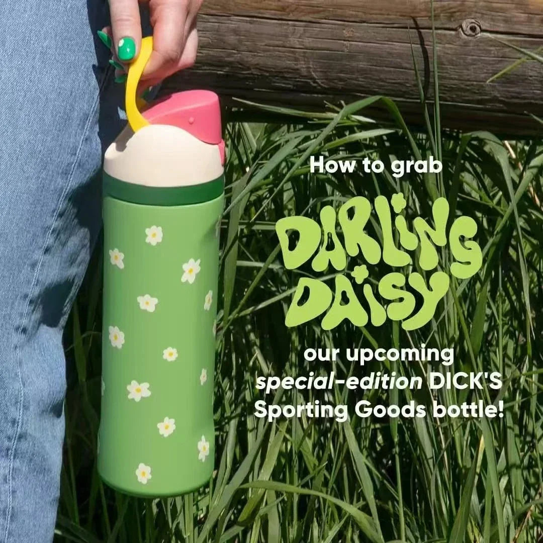 32oz & 24oz One-Touch Pop-Up Sports Water Bottle β Vacuum Insulated Tumbler with Straw & Spout, Leakproof for Outdoor and Gym Use