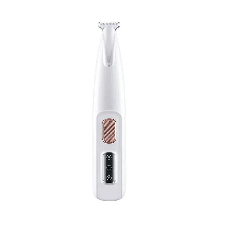 Dog Paw Trimmer with LED Light – Waterproof Pet Hair Clipper with LED Display & 18mm Wide Blade for Grooming