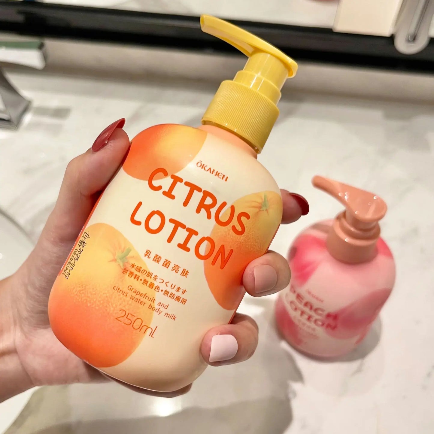 250ml Niacinamide Body Milk – Pomelo Citrus Lactic Acid Bacteria Brightening & Moisturizing Body Cream