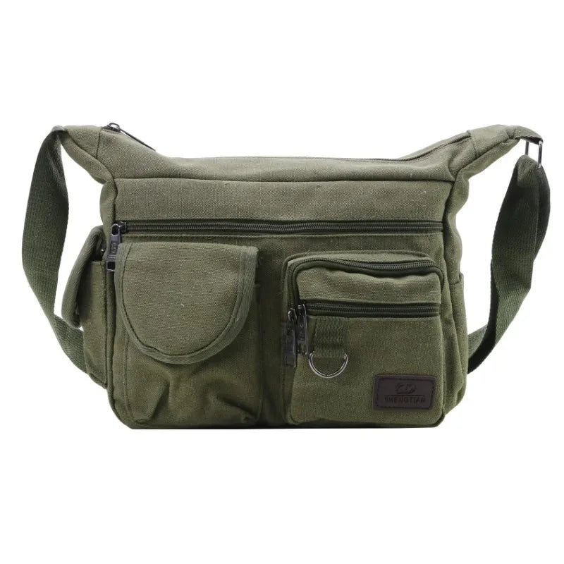 Men's Casual Sling Bag β Vintage Crossbody Messenger Shoulder Bag for Travel & Outdoor Use