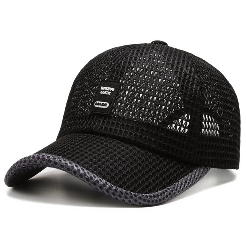 Summer Baseball Cap - UV Protection Breathable Mesh Hat for Hiking, Fishing & Outdoor Activities