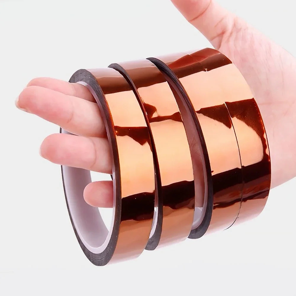 5-40mm Kapton Polyimide Adhesive Tape β Heat Insulating Tape for Board Protection & Electrical Applications