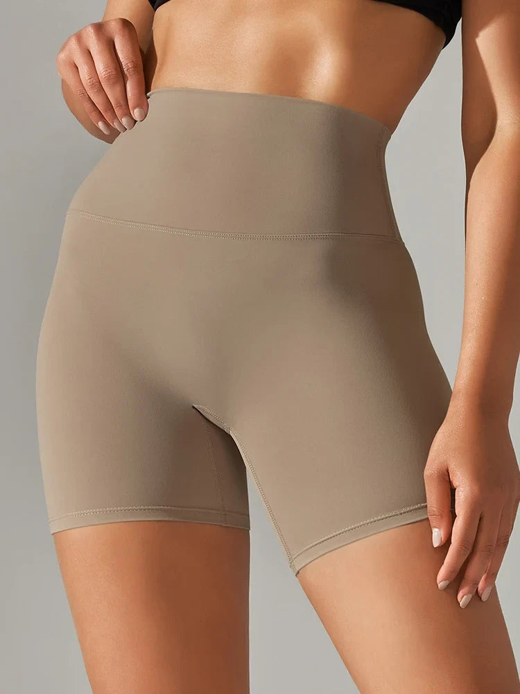 Women High Waist Yoga Legging Shorts - Squat Proof Quick Dry Fitness Cycling Shorts for Gym Workout & Sports