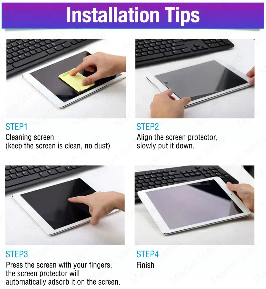 Tempered Glass Screen Protector for iPad 10.9 (10th Gen, 2022) – 9H Film for iPad 10