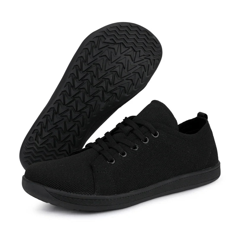 Wide Toe Barefoot Shoes for Men & Women – Minimalist Walking Sneakers with Zero Drop Sole & Breathable Mesh