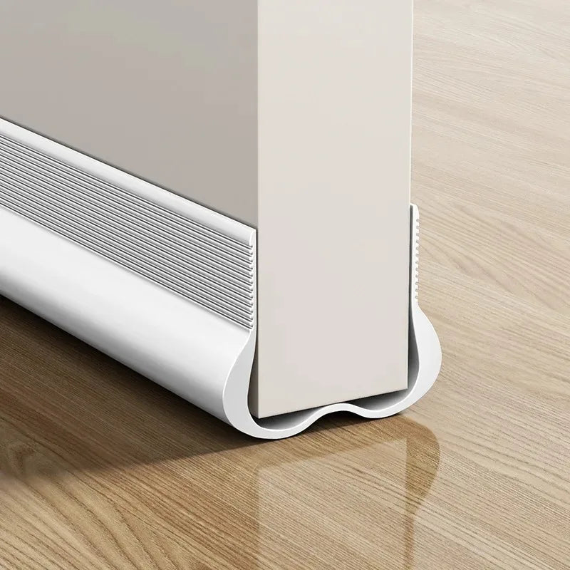 PVC Door Bottom Sealing Strip - Flexible Weatherproof Draft Stopper for Window and Home Insulation Protection