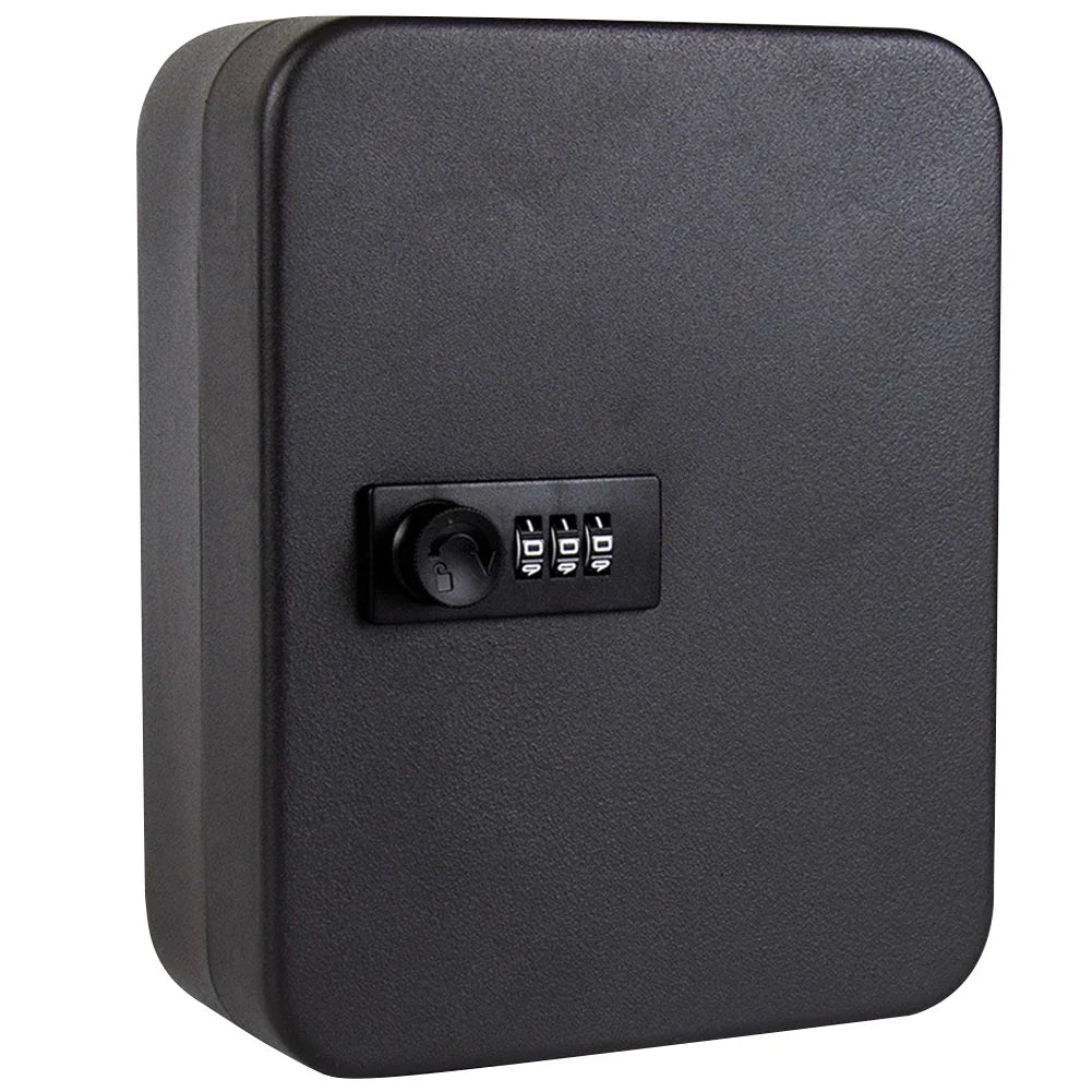 Wall-Mounted Key Cabinet with Lock & Code β 20 Key Organizer & Locking Key Holder Box