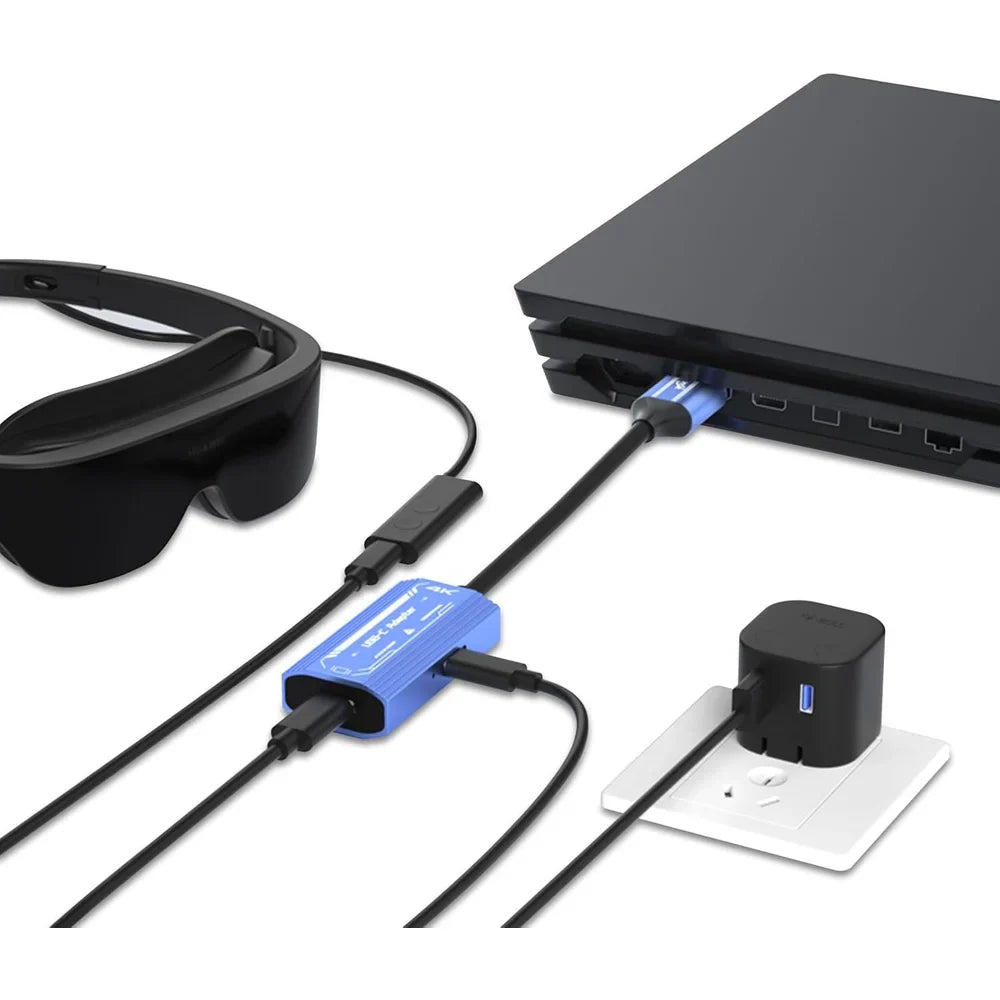 HDMI to USB-C 4K@60Hz Video Adapter โ PC & Laptop Connector for Xreal Air, Rokid, VITURE, RayNeo AR/VR Glasses