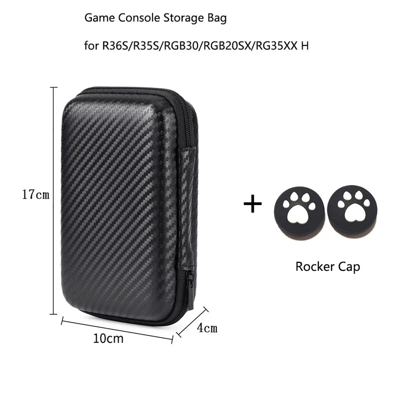 Game Console Storage Bag for R36S/R35S/RGB30/RGB20SX/RG353M/RG35XX - Hard Portable Protective Case Organizer 2/2