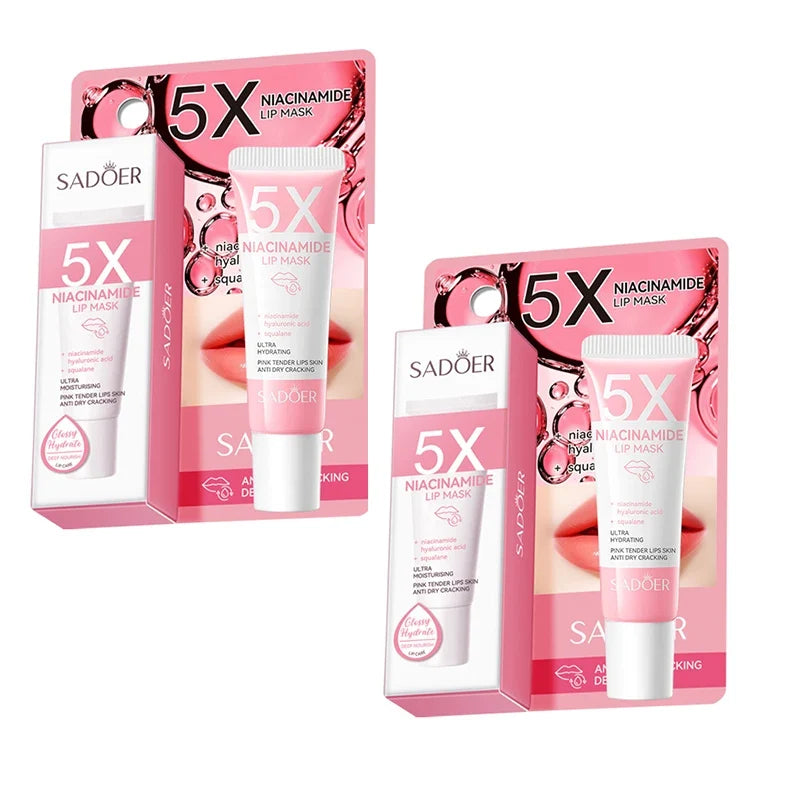 Niacinamide Plumping Lip Mask 5X - Overnight Hydration for Soft, Smooth Lips