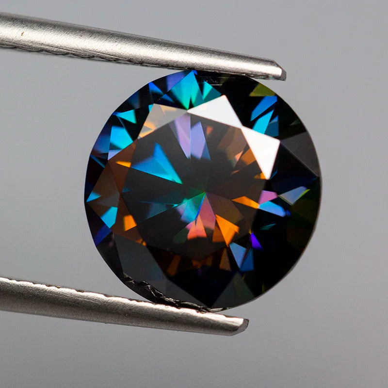 Rainbow Purple VVS1 Moissanite Diamond 0.1β5.0ct Loose Stone with GRA Certificate & Tester Pass