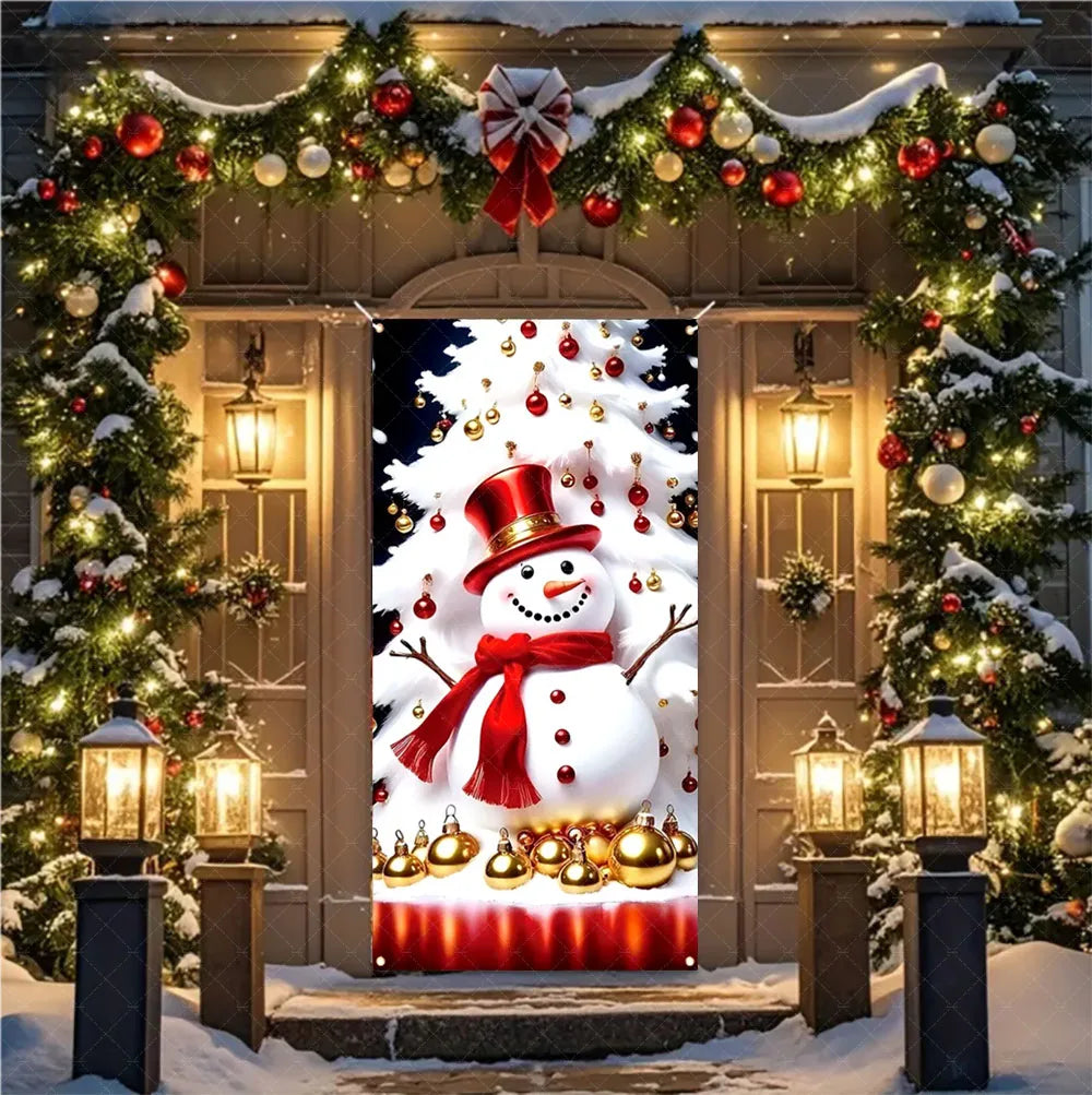Christmas Hanging Door Banner β Antithetical Couplet Wall Decoration for Merry Christmas 2026 Party & Xmas Gift