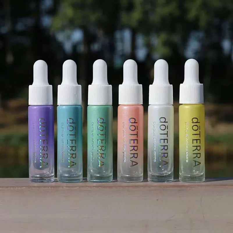 6pcs 10ml Glass Roller Bottles – Leakproof Empty Essential Oil Bottles with Stainless Steel Balls