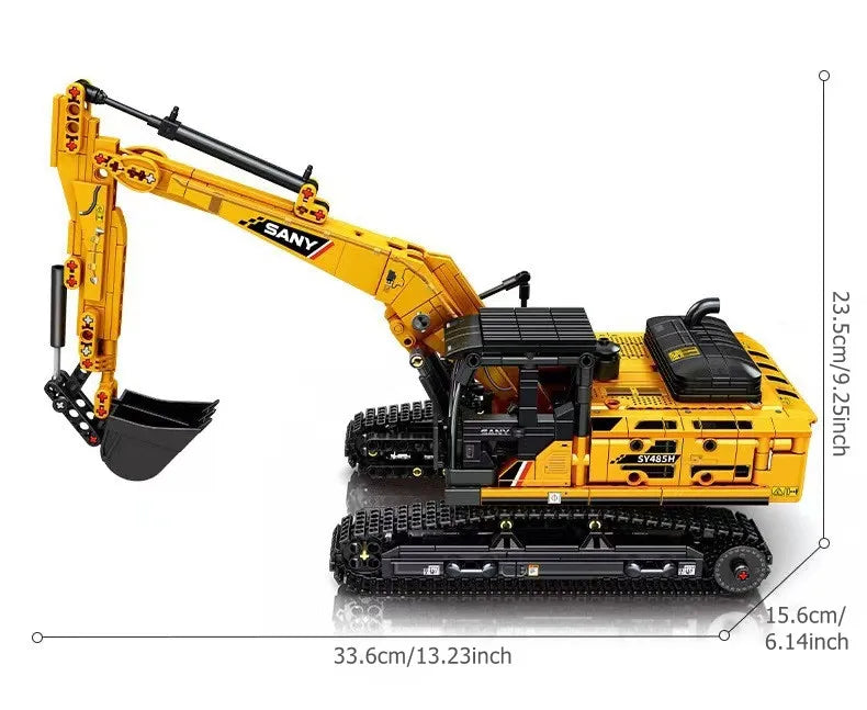 SEMBO 1022pcs Excavator Building Blocks β MOC City Construction Engineering Vehicle Educational Toy for Boys