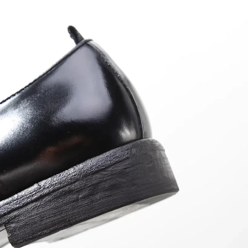 Men’s Horsehide Oxford Shoes - Handcrafted Goodyear Welt Premium Business and Wedding Dress Shoes