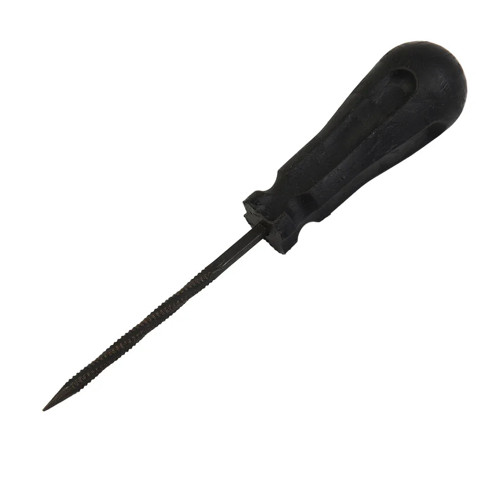 Car & Motorcycle Tire Repair Kit – Puncture Plugger Tools with Mushroom Plug, Probe & Nozzle