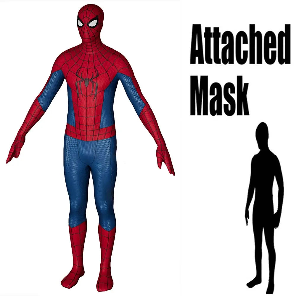 Halloween Spider BND Cosplay Costume - Men’s Full Body Zentai Jumpsuit for Party & Festival Events