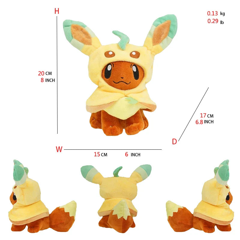 Eevee Evolution Plush Toys – Umbreon, Espeon, Jolteon & More Soft Stuffed Cartoon Collection