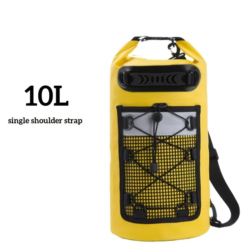 Waterproof Dry Bag Backpack 10L/20L – PVC Swimming Pack for Kayaking, Trekking, Boating, Surfing & Outdoor Use