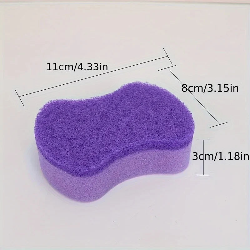 12PCS Heavy Duty Kitchen Dishwashing Sponges – Multi-Purpose Cleaning Scrub Sponges for Home Use