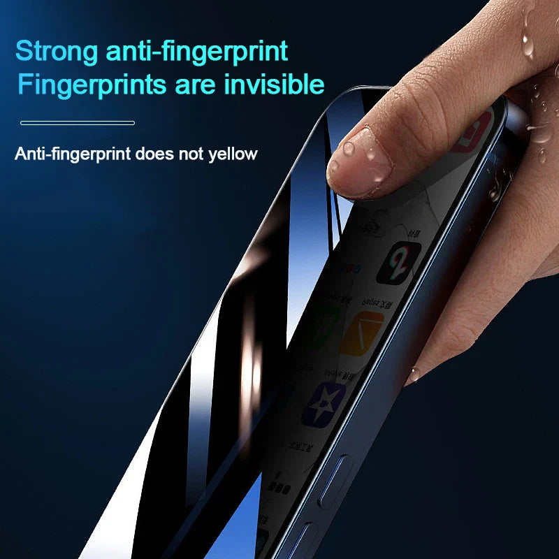 1-4pcs Privacy Screen Protectors for iPhone 15/14/13/12/11 Pro Max Mini - Anti-Spy Tempered Glass for iPhone X XS Max XR